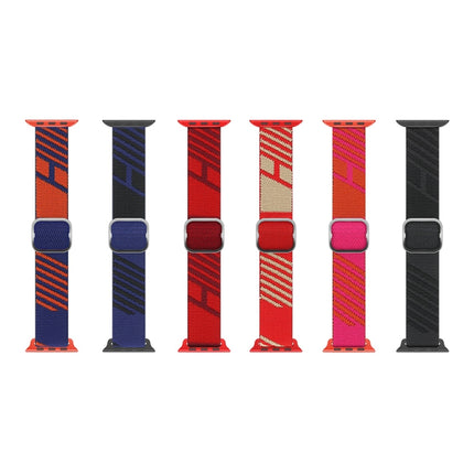 Two-color Nylon Braid Replacement Wrist Strap Watchband For Apple Watch Series, 7 41mm / 6&SE&5&4 40mm / 3&2&1 38mm, 7 45mm / 6&SE&5&4 44mm / 3&2&1 42mm - DealBuddy