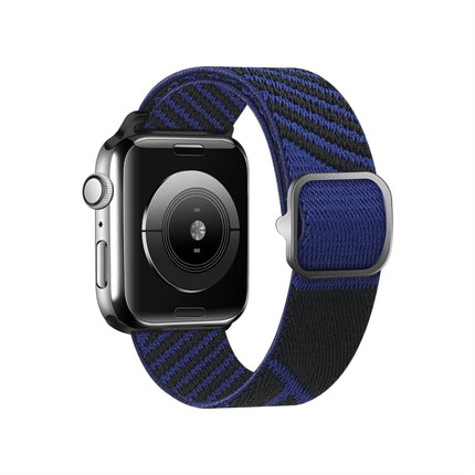 Two-color Nylon Braid Replacement Wrist Strap Watchband For Apple Watch Series, 7 41mm / 6&SE&5&4 40mm / 3&2&1 38mm, 7 45mm / 6&SE&5&4 44mm / 3&2&1 42mm - DealBuddy