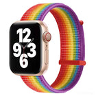 Hook and Loop Fastener Dual Section Replacement Watchband For Apple Watch Series, 7 41mm / 6&SE&5&4 40mm / 3&2&1 38mm, 7 45mm / 6&SE&5&4 44mm / 3&2&1 42mm - DealBuddy
