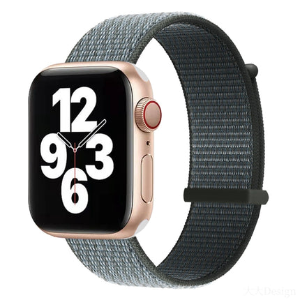 Hook and Loop Fastener Dual Section Replacement Watchband For Apple Watch Series - DealBuddy