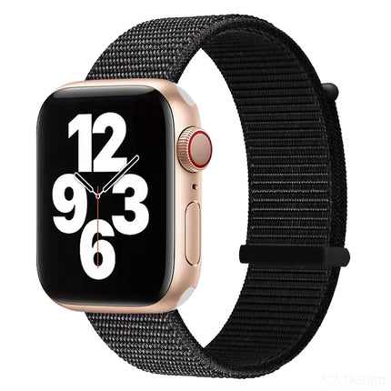 Hook and Loop Fastener Dual Section Replacement Watchband For Apple Watch Series, 7 41mm / 6&SE&5&4 40mm / 3&2&1 38mm, 7 45mm / 6&SE&5&4 44mm / 3&2&1 42mm - DealBuddy