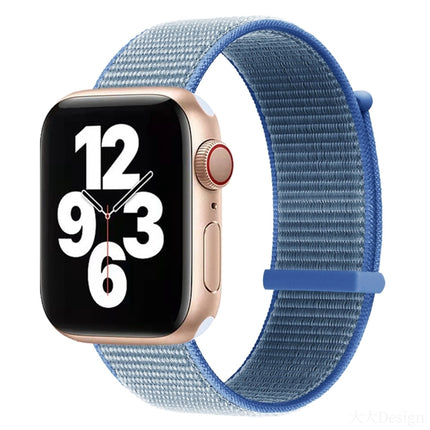 Hook and Loop Fastener Dual Section Replacement Watchband For Apple Watch Series, 7 41mm / 6&SE&5&4 40mm / 3&2&1 38mm, 7 45mm / 6&SE&5&4 44mm / 3&2&1 42mm - DealBuddy