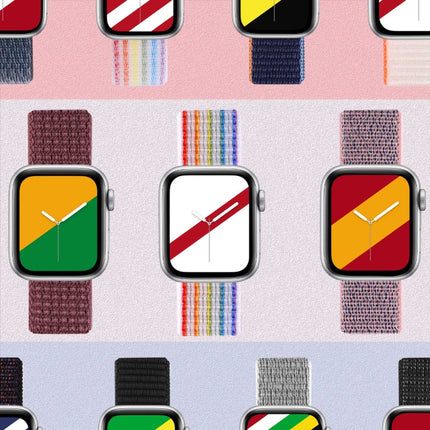 Hook and Loop Fastener Dual Section Replacement Watchband For Apple Watch Series - DealBuddy