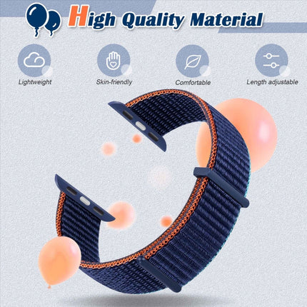 Hook and Loop Fastener Dual Section Replacement Watchband For Apple Watch Series - DealBuddy