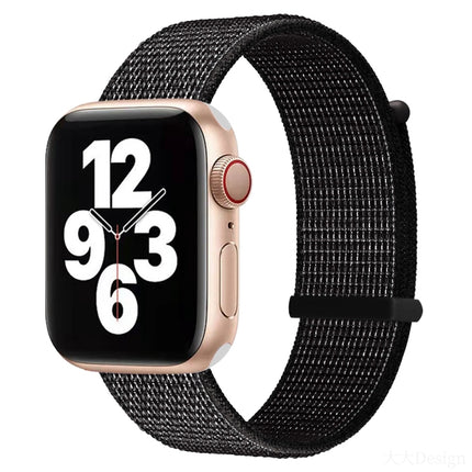 Hook and Loop Fastener Dual Section Replacement Watchband For Apple Watch Series, 7 41mm / 6&SE&5&4 40mm / 3&2&1 38mm, 7 45mm / 6&SE&5&4 44mm / 3&2&1 42mm - DealBuddy