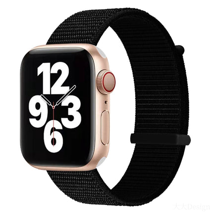 Hook and Loop Fastener Dual Section Replacement Watchband For Apple Watch Series - DealBuddy