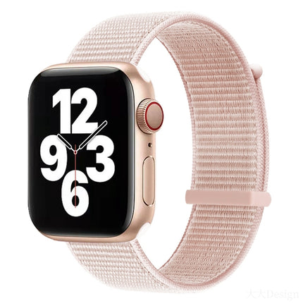Hook and Loop Fastener Dual Section Replacement Watchband For Apple Watch Series - DealBuddy