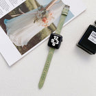 Small Slim Ethnic Leather Replacement Wrist Strap Watchband For Apple Watch Series - DealBuddy