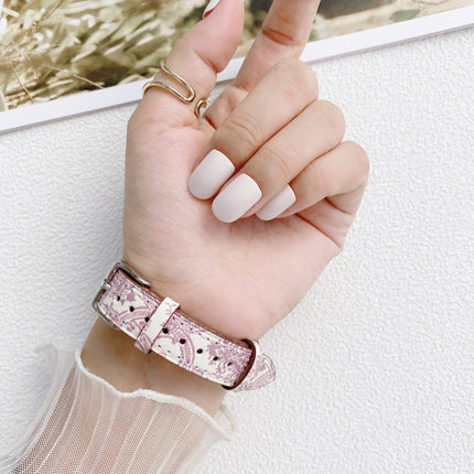 Small Slim Ethnic Leather Replacement Wrist Strap Watchband For Apple Watch Series - DealBuddy