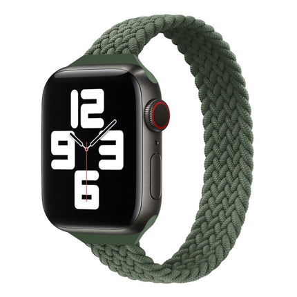 Small Waist Single Loop Nylon Braid Replacement Watchband For Apple Watch Series - DealBuddy