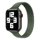 Small Waist Single Loop Nylon Braid Replacement Watchband For Apple Watch Series - DealBuddy