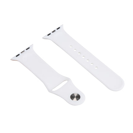 Morandi Series Contrast Color Silicone Replacement Watchband For Apple Watch Series, 7 41mm / 6&SE&5&4 40mm / 3&2&1 38mm, 7 45mm / 6&SE&5&4 44mm / 3&2&1 42mm - DealBuddy