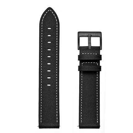Leather Replacement Strap Watchband, For Samsung Galaxy Watch 3 41mm, For Samsung Galaxy Watch 3 45mm, For Samsung Galaxy Watch 42mm, For Samsung Galaxy Watch 46mm - DealBuddy