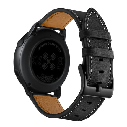Leather Replacement Strap Watchband, For Samsung Galaxy Watch 3 41mm, For Samsung Galaxy Watch 3 45mm, For Samsung Galaxy Watch 42mm, For Samsung Galaxy Watch 46mm - DealBuddy