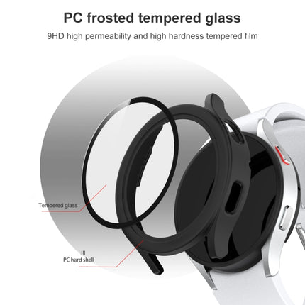 Frosted PC + Tempered Glass Film Integrated Protective Case, For Samsung Galaxy Watch4 40mm, For Samsung Galaxy Watch4 44mm - DealBuddy