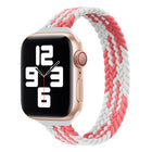 Small Waist Single Loop Nylon Braid Replacement Watchband For Apple Watch Series 7 45mm / 6&SE&5&4 44mm / 3&2&1 42mm - DealBuddy