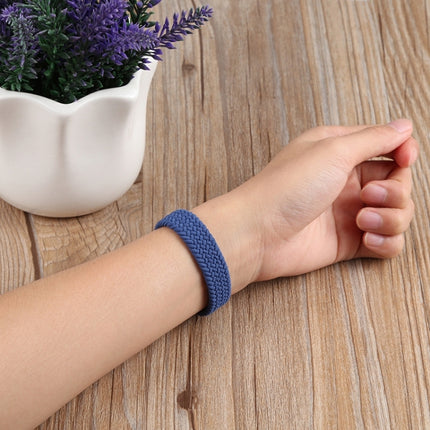 Small Waist Single Loop Nylon Braid Replacement Watchband For Apple Watch Series 7 45mm / 6&SE&5&4 44mm / 3&2&1 42mm - DealBuddy