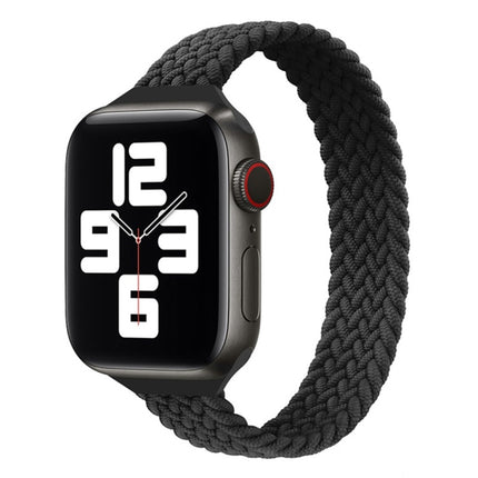 Small Waist Single Loop Nylon Braid Replacement Watchband For Apple Watch Series 7 45mm / 6&SE&5&4 44mm / 3&2&1 42mm, S 145mm, M 155mm, L 165mm - DealBuddy