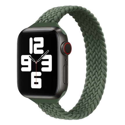Small Waist Single Loop Nylon Braid Replacement Watchband For Apple Watch Series 7 45mm / 6&SE&5&4 44mm / 3&2&1 42mm, S 145mm, M 155mm, L 165mm - DealBuddy