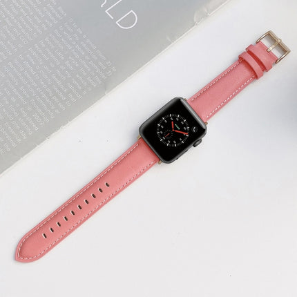 Sewing Leather Replacement Strap Watchband For Apple Watch Series, 7 41mm / 6&SE&5&4 40mm / 3&2&1 38mm, 7 45mm / 6&SE&5&4 44mm / 3&2&1 42mm - DealBuddy