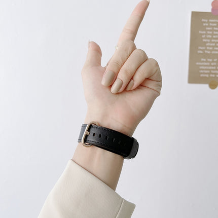 Classic Buckle Leather Replacement Strap Watchband For Apple Watch Series - DealBuddy