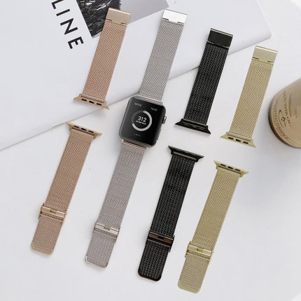 V-shaped Buckle Straight Steel Replacement Strap Watchband For Apple Watch Series, 7 41mm / 6&SE&5&4 40mm / 3&2&1 38mm, 7 45mm / 6&SE&5&4 44mm / 3&2&1 42mm - DealBuddy
