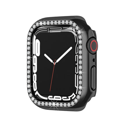 Electroplating PC Single Row Diamond Protective Case For Apple Watch Series, For Apple Watch Series 9 / 8 / 7 41mm, For Apple Watch Series 9 / 8 / 7 45mm - DealBuddy