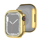 Electroplating PC Single Row Diamond Protective Case For Apple Watch Series, For Apple Watch Series 9 / 8 / 7 41mm, For Apple Watch Series 9 / 8 / 7 45mm - DealBuddy