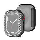 Electroplating PC Double Rows Diamond Protective Case For Apple Watch Series