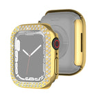 Electroplating PC Double Rows Diamond Protective Case For Apple Watch Series, For Apple Watch Series 9 / 8 / 7 41mm, For Apple Watch Series 9 / 8 / 7 45mm - DealBuddy
