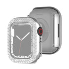 Electroplating PC Double Rows Diamond Protective Case For Apple Watch Series, For Apple Watch Series 9 / 8 / 7 41mm, For Apple Watch Series 9 / 8 / 7 45mm - DealBuddy
