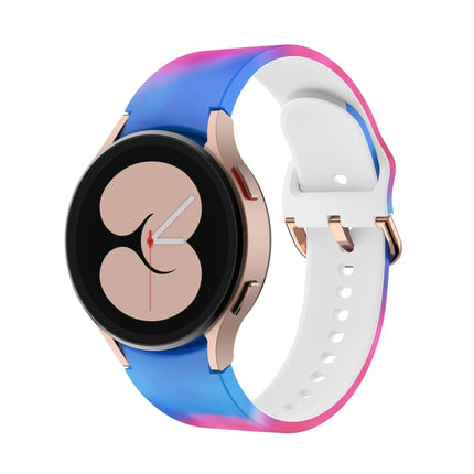 For Samsung Galaxy Watch4 / Watch4 Classic Silicone Printing Replacement Strap Watchband, Tie Dye, Rainbow, Color Skull, Grey Flowers, Sunflower, Cat Paw, Candy - DealBuddy
