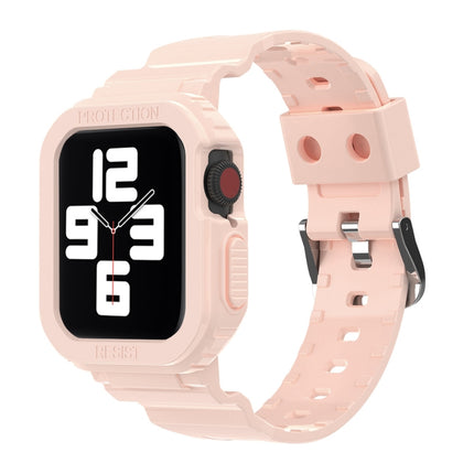 Glacier Transparent TPU Integrated Replacement Strap Watchband, For Apple Watch Series 7 45mm, For Apple Watch Series 7 41mm - DealBuddy