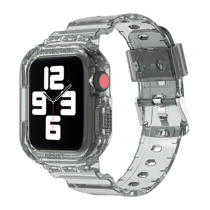 Glacier Transparent TPU Integrated Replacement Strap Watchband, For Apple Watch Series 7 45mm, For Apple Watch Series 7 41mm - DealBuddy