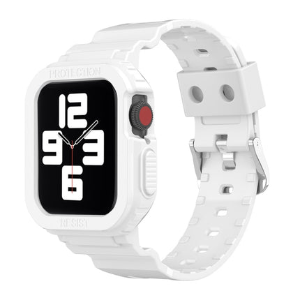 Glacier Transparent TPU Integrated Replacement Strap Watchband, For Apple Watch Series 7 45mm, For Apple Watch Series 7 41mm - DealBuddy