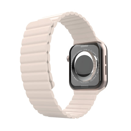 Integrated Silicone Replacement Strap Watchband For Apple Watch Series, 7 41mm / 6&SE&5&4 40mm / 3&2&1 38mm, 7 45mm / 6&SE&5&4 44mm / 3&2&1 42mm - DealBuddy