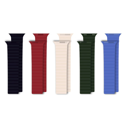 Integrated Silicone Replacement Strap Watchband For Apple Watch Series, 7 41mm / 6&SE&5&4 40mm / 3&2&1 38mm, 7 45mm / 6&SE&5&4 44mm / 3&2&1 42mm - DealBuddy
