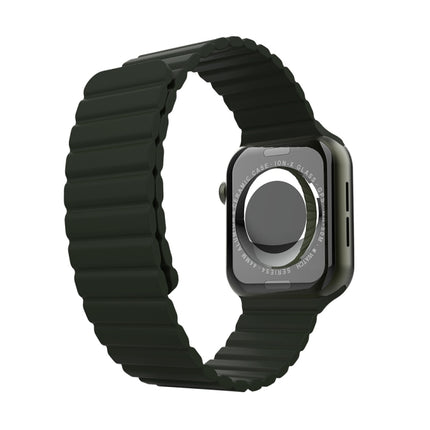 Integrated Silicone Replacement Strap Watchband For Apple Watch Series, 7 41mm / 6&SE&5&4 40mm / 3&2&1 38mm, 7 45mm / 6&SE&5&4 44mm / 3&2&1 42mm - DealBuddy