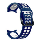 Double-row Hole Two-color Silicone Replacement Strap Watchband, For Samsung Galaxy Watch4 40mm / 44mm - DealBuddy