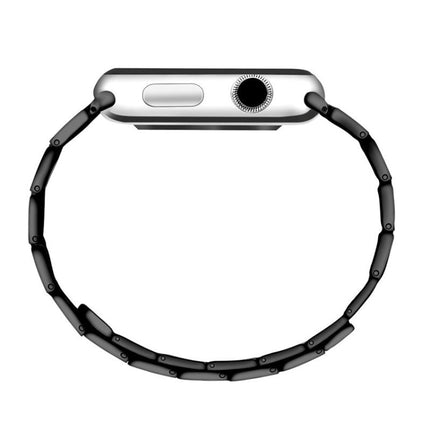 Bamboo Joint Magnetic Steel Replacement Strap Watchband For Apple Watch Series, 7 41mm / 6&SE&5&4 40mm / 3&2&1 38mm, 7 45mm / 6&SE&5&4 44mm / 3&2&1 42mm - DealBuddy