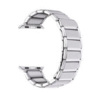 Bamboo Joint Magnetic Steel Replacement Strap Watchband For Apple Watch Series, 7 41mm / 6&SE&5&4 40mm / 3&2&1 38mm, 7 45mm / 6&SE&5&4 44mm / 3&2&1 42mm - DealBuddy