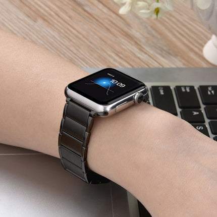 Bamboo Joint Magnetic Steel Replacement Strap Watchband For Apple Watch Series, 7 41mm / 6&SE&5&4 40mm / 3&2&1 38mm, 7 45mm / 6&SE&5&4 44mm / 3&2&1 42mm - DealBuddy