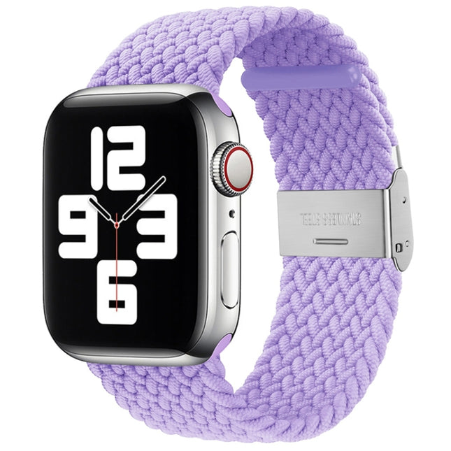 Nylon Braid One Buckle Replacement Watchband For Apple Watch Series