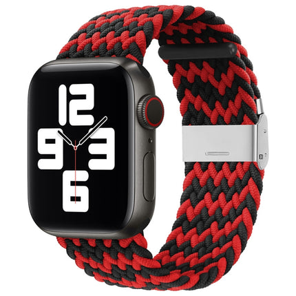 Nylon Braid One Buckle Replacement Watchband For Apple Watch Series, 7 41mm / 6&SE&5&4 40mm / 3&2&1 38mm - DealBuddy