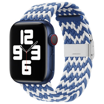 Nylon Braid One Buckle Replacement Watchband For Apple Watch Series, 7 41mm / 6&SE&5&4 40mm / 3&2&1 38mm - DealBuddy