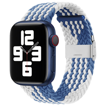 Nylon Braid One Buckle Replacement Watchband For Apple Watch Series, 7 41mm / 6&SE&5&4 40mm / 3&2&1 38mm - DealBuddy