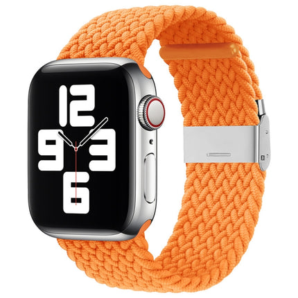 Nylon Braid One Buckle Replacement Watchband For Apple Watch Series, 7 45mm / 6&SE&5&4 44mm / 3&2&1 42mm - DealBuddy