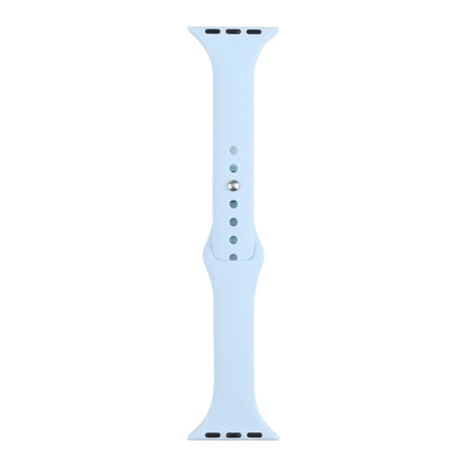 Slimming Silicone Replacement Watchband For Apple Watch Series, 7 41mm / 6&SE&5&4 40mm / 3&2&1 38mm - DealBuddy