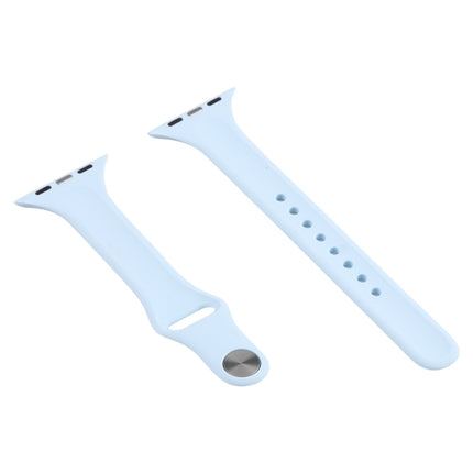 Slimming Silicone Replacement Watchband For Apple Watch Series, 7 41mm / 6&SE&5&4 40mm / 3&2&1 38mm - DealBuddy
