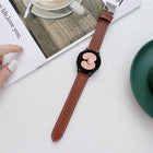 Sewing Leather Strap Watchband, For Samsung Galaxy Watch4 40mm / 44mm - DealBuddy